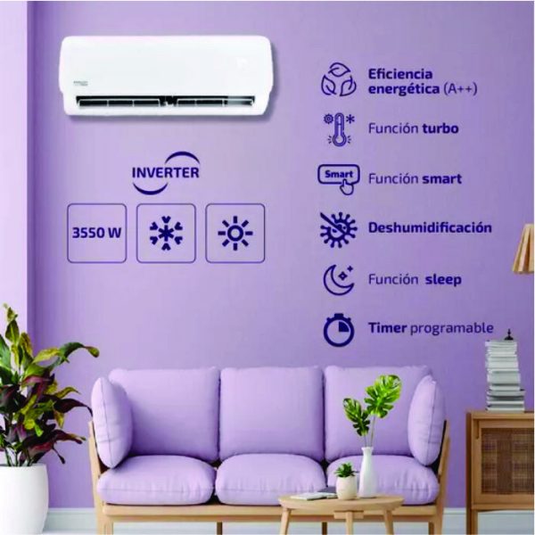 AIRE ACONDICIONADO PHILCO 3550W Inverter Frio Calor-4 Aire Acondicionado Philco 3550W Inverter Frio Calor