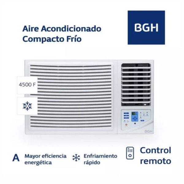 AIRE ACONDICIONADO VENTANA BGH 5200w Frio Solo BC52WFQ Aire Acondicionado Ventana BGH 5200w Frio Solo BC52WFQ