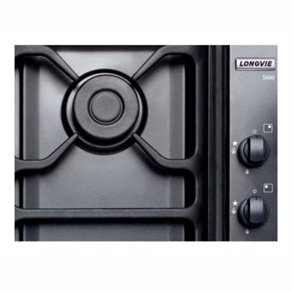 Anafe Longvie a Gas 4 Hornallas Grafito A6600GF-1