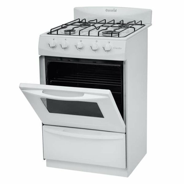 COCINA Escorial Candor S2 Blanca Gas Natural-3 Cocina Escorial Candor S2 Blanca/Negra Gas Natural