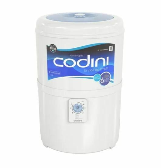 Lavarropas Codini Tradicional (5 programas) 5 Kg. Ssilent 4051