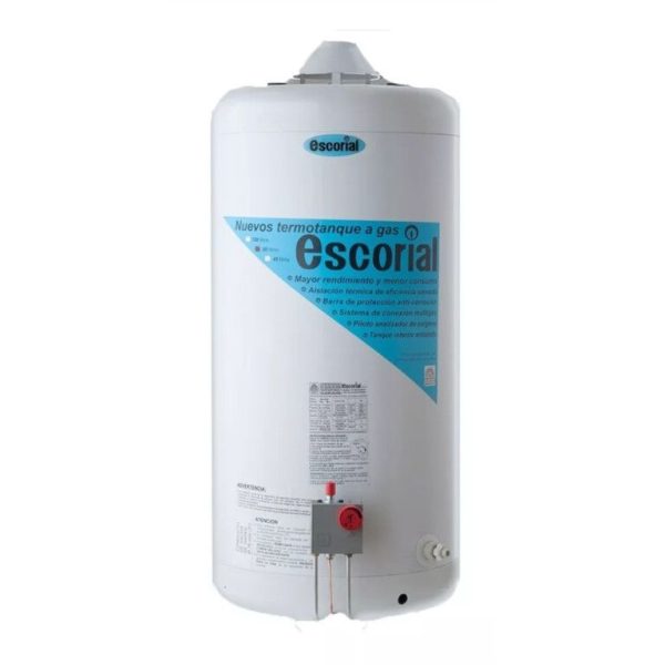 TERMOTANQUE Escorial Multigas 80 Lts. (PieCarga Sup)