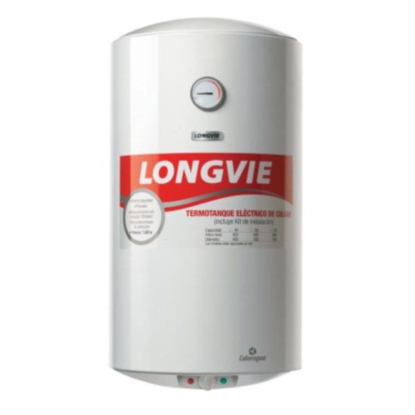 TERMOTANQUE Longvie Electrico 80 Lts. (Colgar+KitCarga Inf) TE80F