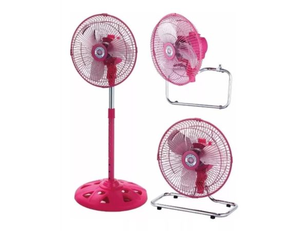 VENTILADOR Suzitech 10'' 3 en 1 Palas Metalicas Rosa VENTILADOR Suzitech 10'' 3 en 1 Palas Metalicas Rosa