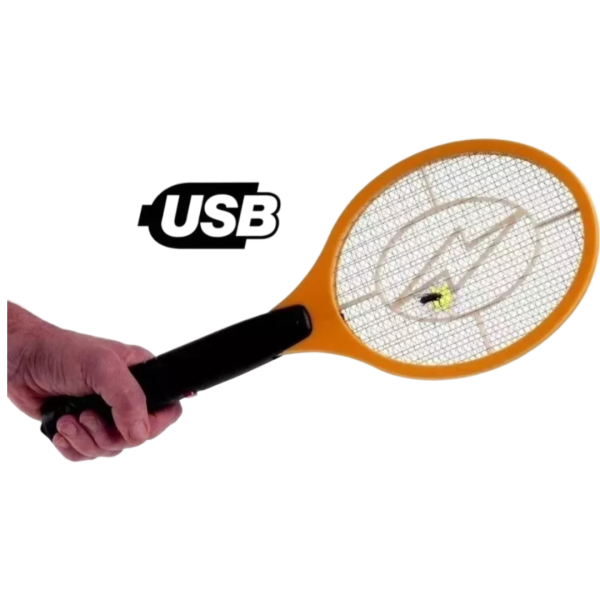 Raqueta Paleta Mata Mosquitos Moscas Recargable Usb