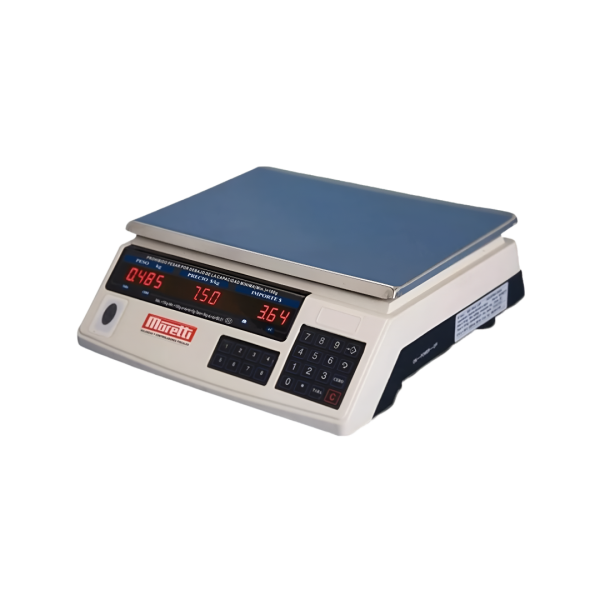 Balanza Comercial Digital Moretti Lap 15kg Batería Incluida Color Gris