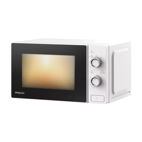 MICROONDAS PHILCO Rotativo 20lts 700w Blanco Mphdw20uap