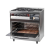 Cocina Industrial Acero 4 Hornallas Plancheta Carlitera